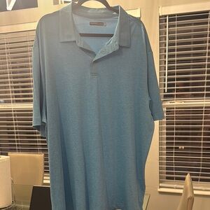 Roundtree & Yorke Performance Men's Blue Polo Shirt 3XT